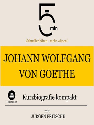 cover image of Johann Wolfgang von Goethe